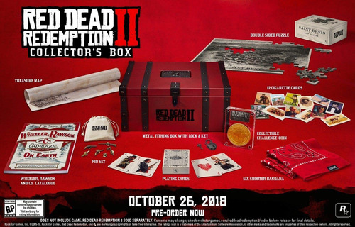 Red Dead Redemption 2 - Collector's Box Limited Edition (no Incluye El Juego)