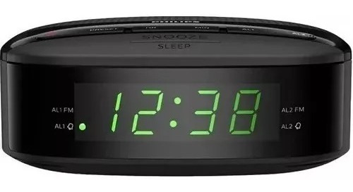 Radio Digital Reloj Philips Negro Alarma Doble  Tar3205 37