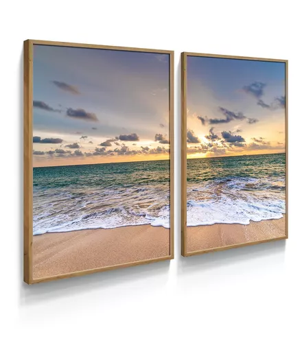 Quadro Decoração Sala Quarto Paisagem Praia158x70