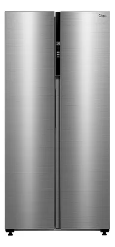 comprar Midea refrigerador MDRS598FGA041.MDRS598FGA042 com freezer cor Prata 110V