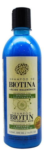 Shampoo Biotina Acido Hialuronico Bergamota Vitamina B5 