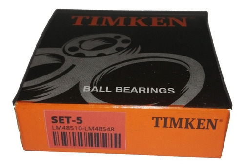 Balero Timken Set-5 (lm48548/lm48510) 5 Piezas