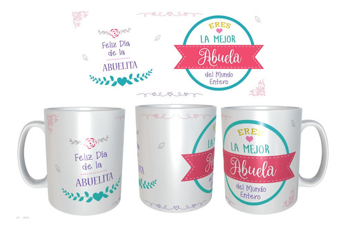 Taza Grande Para La Mejor Abuela Del Mundo 15oz  443ml