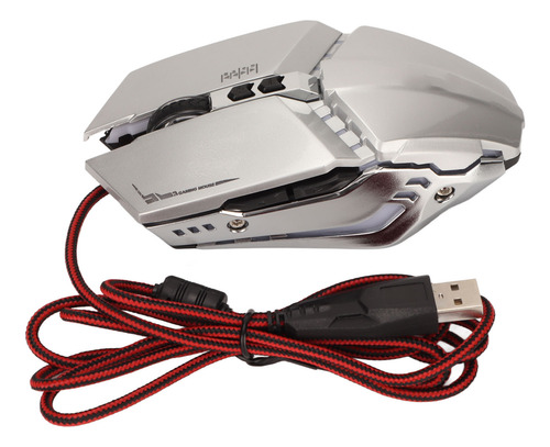 Mouse Com Fio Para Jogos, Design Ergonômico, 4 Dpi Ajustável