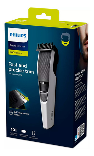 Corta Barba Philips Beardtrimmer Series 3000