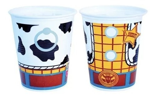 Pack X 10 Vasos Descartables Toy Story Original Y Oficial