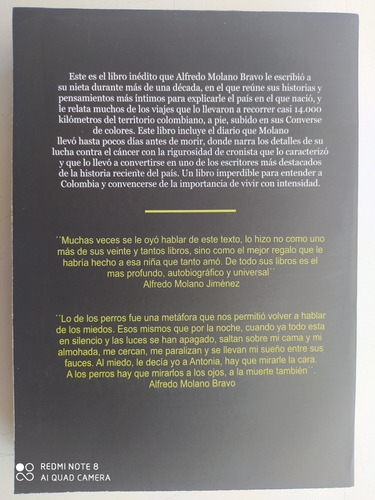 Cartas A Antonia. Alfredo Molano Bravo.