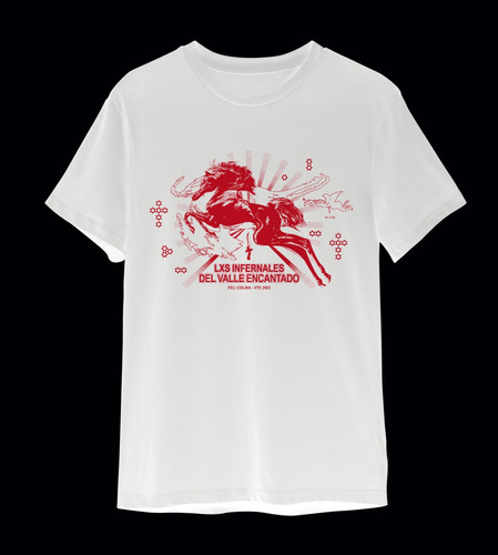 Imagen 1 de 1 de Remera Feli Colina Lxs Infernales