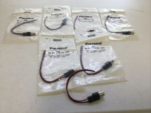 New Lot Of 7 Pomona Electronics 4969 Bnc Female To 20 Aw Bbt