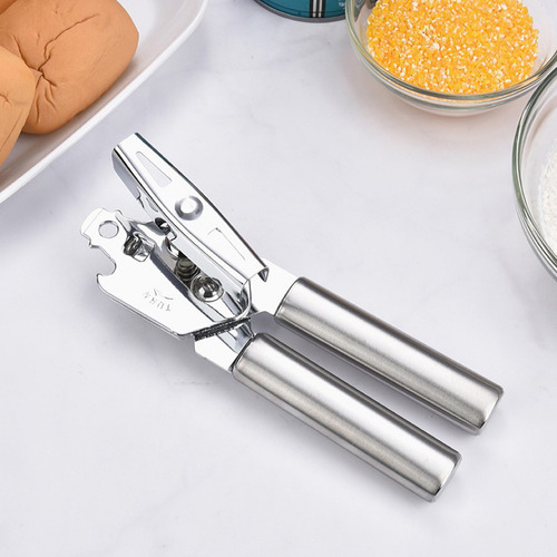 Abridor De Latas De Acero Inoxidable Ergonómico Para Latas Y