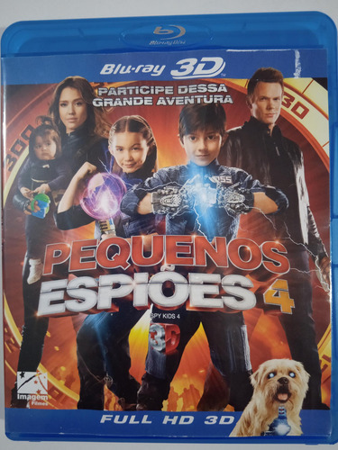 Blu-ray 3d Pequenos Espiões 4