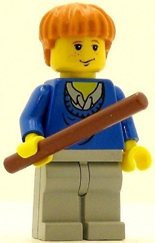Lego Harry Potter Minifig Ron Weasley Jersey Azul