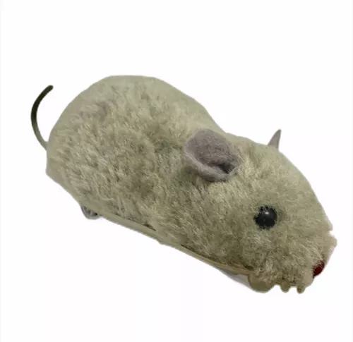 Legendog 1pc forma do mouse brinquedo do gato interativo realista gatinho  rato brinquedo jogo do gato