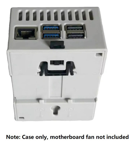 Para Raspberry Pi 5 Case Din Rail Shell Para Rpi 5 Pi 5