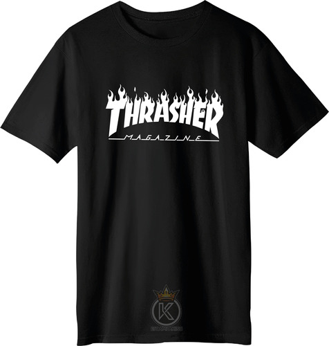 Polera Thrasher Magazine Skate - Estampaking