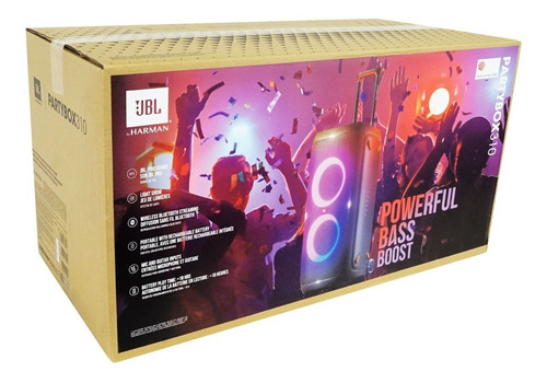 Jbl Party Box 310 Caixa De Som Bluetooth C/ Rodas 18hs 240w