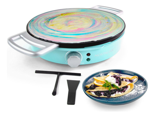 Nostalgia Nspcrp12bl6a Maquina Crepes Giratoria 30cm