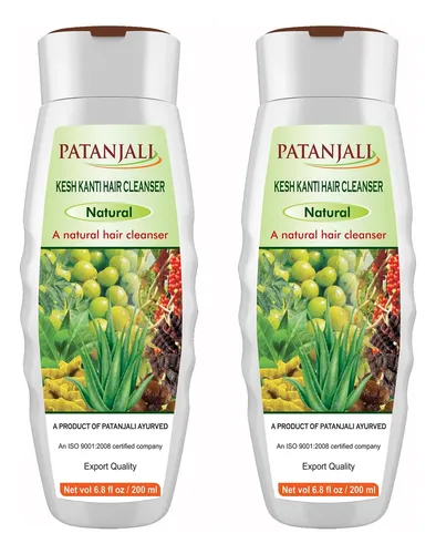 Shampoo Patanjali Kesh Kanti Limpador De Cabelo Natural 400m