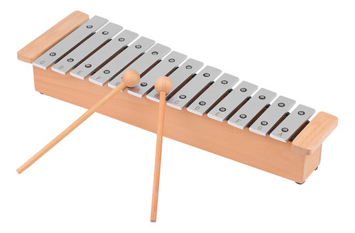 Instrumento Musical Portátil Glockenspiel De Percusión De 13