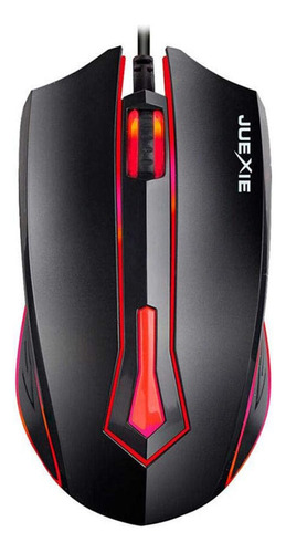 Mouse Optico Gaming Juexie M-611 Baron Negro / Rojo