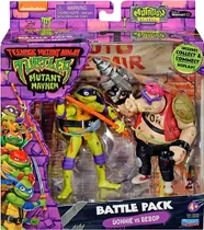Comprar Playmates Toys Mutant Mayhem Teenage Mutant Ninja Turtles Donnie vs Bebop