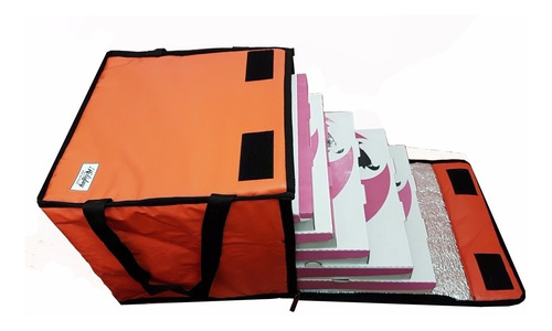 Bolso Térmico Para 6 Cajas De Pizza