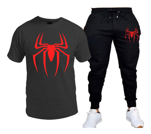 Conjunto Remera Y Pantalon De Spiderman / Para Niños/colores