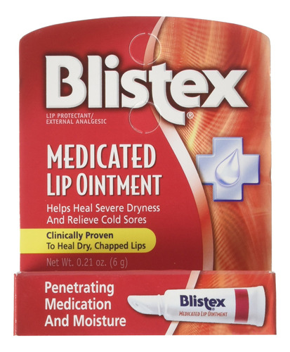 Blistex Unguento Labial Medicado 0.21 Oz (paquete De 6)