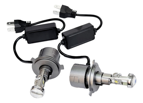 Kit Focos Led H4 Proyector Mini Lupa Premiun