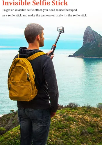 Uurig Extensible Selfie Stick Trípode Gopro Hero 10/9/...