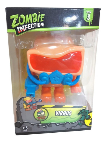 Muñeco Virgus- Zombie Infection- Serie 3- Faydi 11 Cm E.full