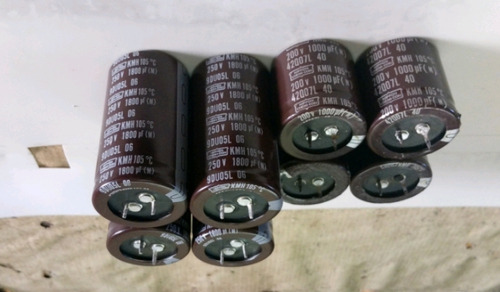 Condensadores De 1800mf /250v Y 1000mf/250v 