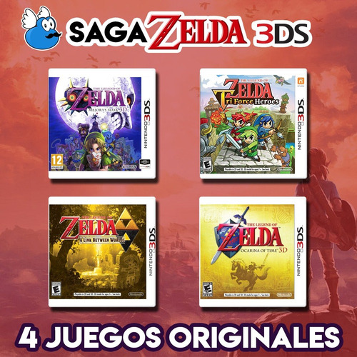 Zelda Saga Nintendo 3ds Juegos Original Evergames Obelisco Mercado Libre