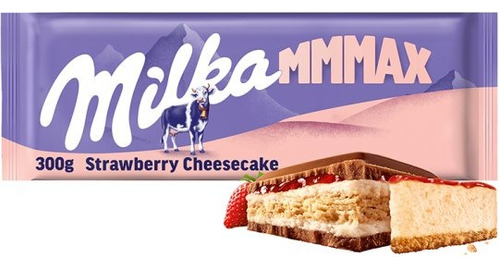  Milka Mmmax Strawberry Cheesecake X300g