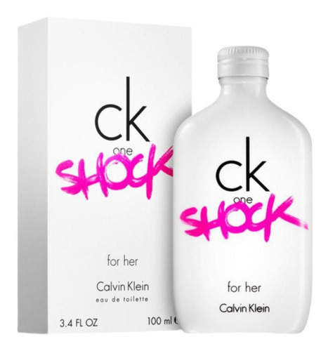 Perfume Ck One Shock For Her para mujer, 100 ml, volumen unitario 100 ml