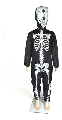 Disfraz De Calavera Halloween Cotillon