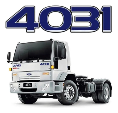 Adesivo Ford 4031 Emblema Resinado Caminhão Cm33