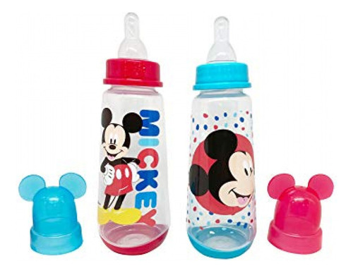 Mamaderas Disney Cudlie Mickey Mouse Baby Boy Paquete De 2 B