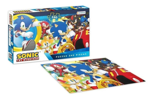 Puzzle Rompecabezas Sonic The Hedgehog 240 Piezas - Premium