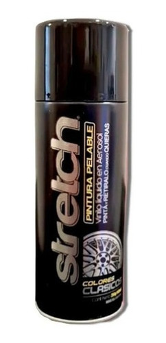 Aerosol Stretch Negro Vinilo Removible Linea Brillante