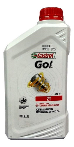 Aceite P/moto Go! 2t One Shot 1l X16u Castrol