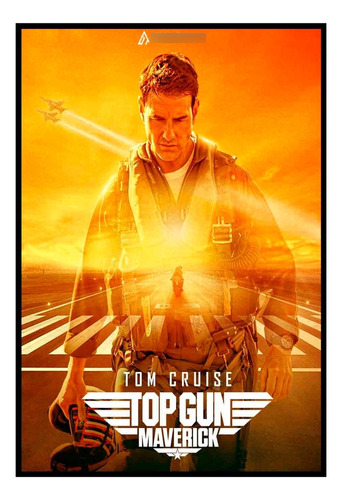 Cuadro Premium Poster 33x48cm Tom Cruise Portada Top Gun