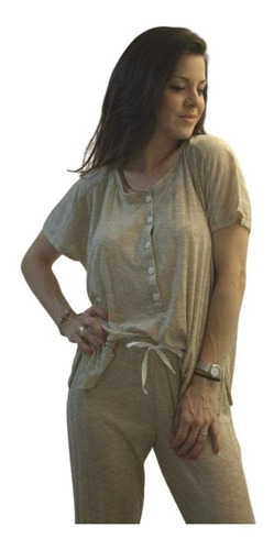 Imagen 5 de 8 de Pijama Alondra Jelue Dama Morley De Algodon Liviano Verano