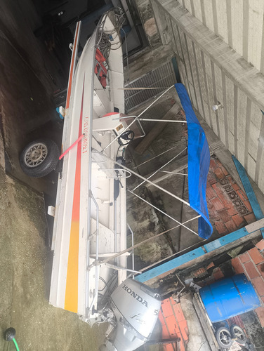 Barco De Alumínio Com Motor