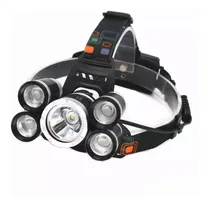 Comprar Luz Linterna Bici Minera Recargable 5 Leds Cob Cabeza Vincha