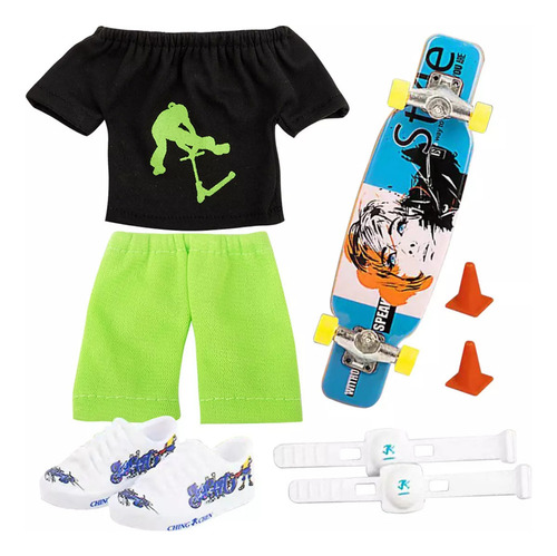 V * Toe Skate Con Kit De Herramientas Y Ropas For Calcetines