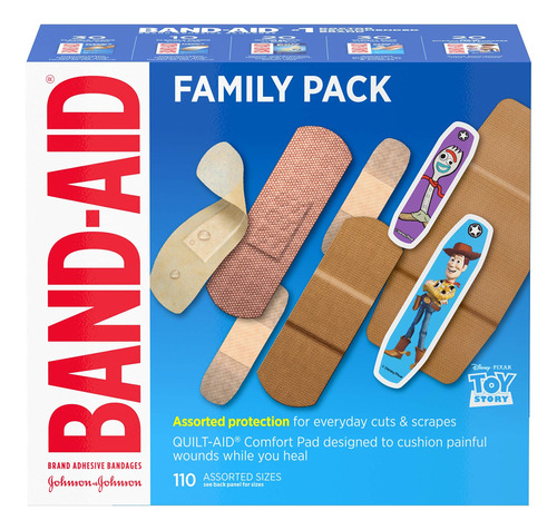 Band-aid Paquete Variado De Vendajes Adhesivos En Varios Tam