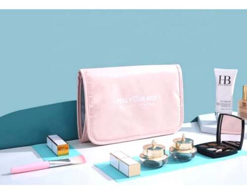 Imagen 8 de 10 de Organizador Viaje Neceser P/colgar Porta Cosméticos Bolsillo