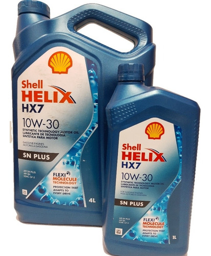 Kit Afinación Shell Helix Hx7 10w30 Synthetic Technology