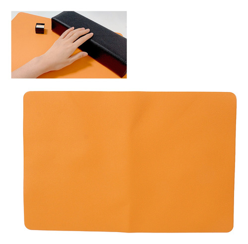 Tapete De Maquillaje Para Uñas, Color Naranja, Suave, De Dob
